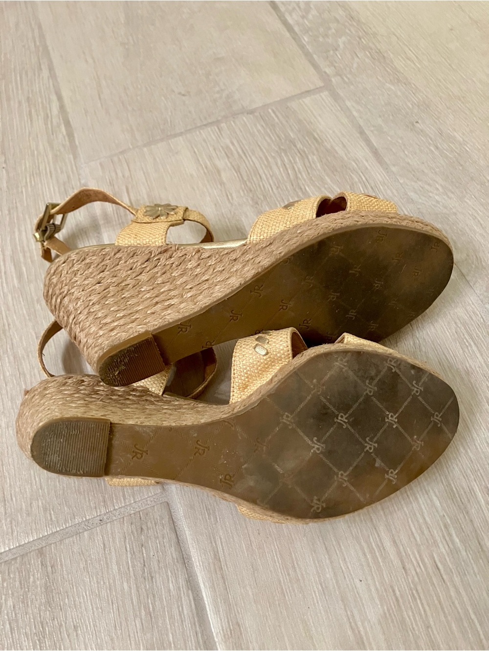 Jack Rogers Gold Wedges - Picture 4 of 4